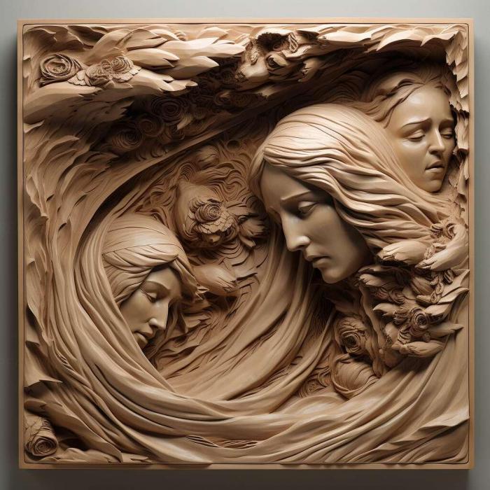 نموذج ثلاثي الأبعاد لآلة CNC 3D Art 